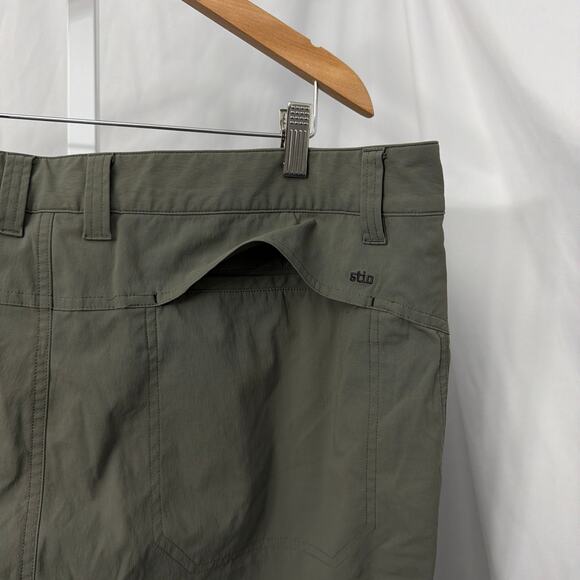 Stio Pants Mens 40 R Green Coburn Chino Outdoor Stretch Pockets Hiking Trail - Picture 12 of 13